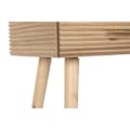 Miniatyrbillede 4 af 4: konsol 100 x 40 x 76 cm guld lysebrun paulownia træ mdf træ