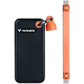 Miniatyrbillede 2 af 2: Pocket SSD - VERBATIM - 2TB - USB 3.2 Gen 2 - Sort orange - 3 års garanti