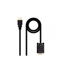 Miniatyrbillede 1 af 3: Nanocable HDMI til VGA MM Converter, 1,8 m Sort