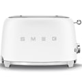 Miniatyrbillede 1 af 4: SMEG TSF01WHMEU Brødrister Mat hvid - 2 skiver - 6 bruningsniveauer - Optøningsfunktion Matt vit