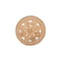 Miniatyrbillede 4 af 4: Dækkeserviet - Atmosphera - Gennembrudt - Jute - Rund - 38 cm diameter Mellanbeige