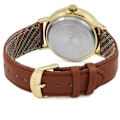 Miniatyrbillede 3 af 4: Ur - Timex - Fairfield - 41 mm - Brunt læder - Kvarts - Vandtæt Brun, guld, creme
