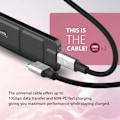 Miniatyrbillede 5 af 6: Ekstern SSD - Silicon Power - PX10 512GB - Sort - USB 3.2 Gen 2 - Kompatibel med PC, Mac, PlayStation, Xbox