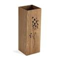 Miniatyrbillede 1 af 3: Paraplystander - Versa - Blomster - MDF-træ - Brun - 48 x 22 x 22 cm kastanj