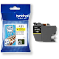 Miniatyrbillede 3 af 3: LC421Y blækpatron - BROTHER - gul 200 sider standardkapacitet - Til DCP -J1050DW, MFC -J1010DW og DCP -J1140DW
