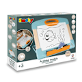 Miniatyrbillede 5 af 5: Smoby - Magnetisk modul tavle - Let at transportere - 3 måder at bruge den på - Fransk fremstillet vitt och blått
