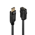 Miniatyrbillede 1 af 2: Adapter - LINDY - DisplayPort til HDMI konverter - Opløsning 2560x1600 - Understøttelse af lyd - 15cm