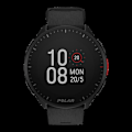 Miniatyrbillede 1 af 6: Smartwatch - Polar - Pacer - Indbygget GPS - Herzfrequenz - Vandtæt op til 50m sort