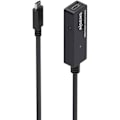 Miniatyrbillede 1 af 2: USB kabel - AISENS - A107-0869 - USB 3.2 Gen1X1 - 5 m - Sort med forstærker