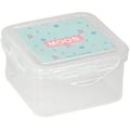 Pikkukuva 2 / 2: Lounaslaatikko - SAFTA - MOOS-malli - Väri turkoosi - Mitat 13x13x7,5 cm - Suurin vastus Turkos
