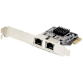 Pikkukuva 1 / 2: PCIe Verkkokortti - StarTech.com - 2 Porttia - 10/100/1000Mbps - Wake-on-LAN - VLAN - Jumbo-kehyksiä 9K
