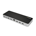 Miniatyrbillede 1 af 4: StarTech.com USB-C Dual-Display 4K bærbar dockingstation med 60 W strømforsyning og SD-kortlæser (DK30CHDPPD