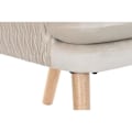 Pikkukuva 4 / 4: Thyann Istuin Luonnonvaalean Beige Puu Polyesteri (67 x 70 x 95 cm)