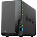 Miniatyrbild 1 av 6: NAS-server - SYNOLOGY - DS224+ - 2 fack