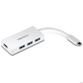 Miniatyrbild 2 av 3: TRENDNET USB-hubb - USB typ C - Extern - 4 USB-portar totalt - 4 USB 3.0-portar
