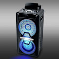 Miniatyrbillede 5 af 5: Muse M-1920 DJ-højttaler til 2-vejs NFC og Bluetooth trådløs personlig assistent - NEW ONE - Sort Flerfarvet