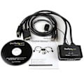 Pikkukuva 4 / 4: 2-porttinen USB VGA KVM-kytkin - STARTECH - KVM-kytkin - USB-virtalähteellinen - Musta