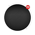 Miniatyrbillede 3 af 4: Bureau gaming HUZARO HERO 1.6 Sort, Ergonomisk skrivebord, PC gaming, IT, Gamer, Spil skrivebord, 120x60x77cm sort