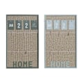 Miniatyrbillede 1 af 2: Organizer - DKD Home Decor - PP MDF Træ - Grøn - 2 stk - 30 x 3 x 50 cm