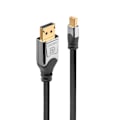 Miniatyrbillede 1 af 2: Lindy 36311 DisplayPort kabel 1 m Mini DisplayPort Grå (1M CROMO MINI DISPLAYPORT TIL - DISPLAYPORT KABEL) - 4002888363112