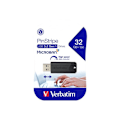 Pikkukuva 1 / 3: VERBATIM - 32 Gt -USB 3.0 Black - Store 'n' Go Pin Stripe -USB-asema