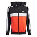 Miniatyrbild 3 av 6: Barnträningsdräkt - Adidas - Tiberio 3-Stripes - Färgblock Svart - Långa Ärmar - Andas Svart 15-16 år gammal