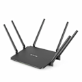 Pikkukuva 3 / 4: Talius modeemi - reititin, tech 4 u - TAL-RT2100GLAN - Talius Gigabit WiFi Router 2100 Mbps Dual Band 4 porttia 6 antennia