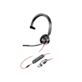 Pikkukuva 2 / 3: Kuulokkeet - HP Poly - Blackwire 3315 - Mono - USB-C - Microsoft Teams -sertifioitu