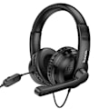 Miniatyrbillede 2 af 6: Kablede headset - Hoco - Magic Tour (W103) - Gaming - Sort - Indbygget mikrofon