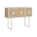 Miniatyrbillede 1 af 4: Sidebord - Hvidmetal - Granmønster - 120 x 35 x 90 cm