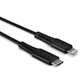 Miniatyrbillede 1 af 4: USB-kabel - LINDY - 31285 - Lightning-connector - USB-C han - 0,5 m sort
