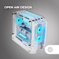 Miniatyrbillede 2 af 4: Gaming kabinet ATX - Mars Gaming - MC-EDGE - Open Air - Tempereret glas - USB-C og USB 3.0
