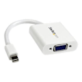 Pikkukuva 1 / 3: Mini DisplayPort - VGA -sovitin/muunnin - Mini DP - VGA -videomuunnin - M/F - 1920 x 1200 - Valkoinen - MDP2VGAW