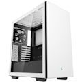 Miniatyrbillede 1 af 4: PC Kabinet Medium Tower uden PSU - DEEPCOOL CH510 (Hvid) - E-ATX/ATX/Micro ATX - 1x120mm - USB 3.0/HD Audio - Tempereret glas