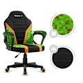 Miniatyrbillede 2 af 4: Gaming Stol HUZARO Ranger 1.0 Pixel Mesh til børn - Grøn grönt, gult, svart