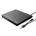 Miniatyrbillede 2 af 4: Ekstern DVD-afspiller SAVIO - Slim AK-59 - Hvid - USB-C/USB-A - Tray - CD/DVD - 14.7x14.1x1.7cm
