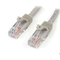 Miniatyrbillede 1 af 3: 5 m Ethernet kabel - STARTECH - RJ45 Cat5e - Uden krog - Kategori 5e - Grå