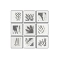 Miniatyrbillede 1 af 3: dkd boligindretningsramme 40 x 4 x 40 cm blad af en byplante (9 enheder)