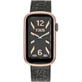 Miniatyrbild 1 av 2: TOUS Smartwatch 3000132300 T-Band aluminiumklocka - Läder - Svart - Kvarts - Analog Aluminium