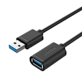Pikkukuva 2 / 3: UNITEK Y-C457GBK USB-JOHTO 1 M USB 3.2 GEN 1 (3.1 GEN 1) USB A MUSTA