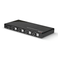 Miniatyrbillede 4 af 4: Switch KVM HDMI - Lindy - 4 porte - 4K@60Hz - USB 2.0 - Stereo lyd