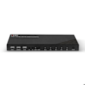Miniatyrbillede 1 af 4: Switch KVM HDMI - Lindy - 4 porte - 4K@60Hz - USB 2.0 - Stereo lyd
