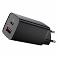 Pikkukuva 1 / 6: Nopeuslataaja - BASEUS - GAN 2 Lite - 65W - Euroopan versio - Musta väri