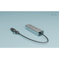 Miniatyrbild 3 av 4: USB-hubb - i-tec - Universell - 4 portar - Power Delivery 85W - Metall Silver