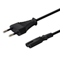 Miniatyrbillede 2 af 3: SAVIO CL-105 SORT ELKABEL SORT 3 M TERMINALBLOCK MED 2 BROCHER KOBLING