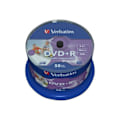 Miniatyrbillede 2 af 2: DVD+R Verbatim 16x printbar spindel 50 - 4,7 GB