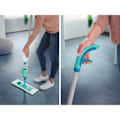 Pikkukuva 4 / 5: Leifheit Easy Spray XL 56690 - 360° kääntyvä moppi integroitu suihkupullolla, mikro duo -päällinen Turkis/grå