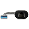Pikkukuva 2 / 3: Ulkoinen USB 3.0 -verkkokortti - StarTech - US2GA30 - 2,5 Gigabit Ethernet - 5000 Mbit/s - Musta, Harmaa