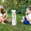Miniatyrbillede 5 af 6: Tour Tumbling XXL - Spil med præcision - SES CREATIVE - XXL version til udendørs brug, spændende for både børn og voksne. Flerfärgad