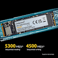 Miniatyrbillede 3 af 3: Intenso 1 TB SSD Intern NVMe/PCIe M.2 PCIe NVMe 4.0 x4 Detail 3836460